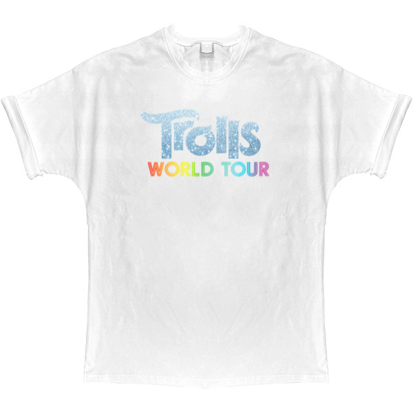 T-shirt Oversize - Trolls World Tour - Mfest