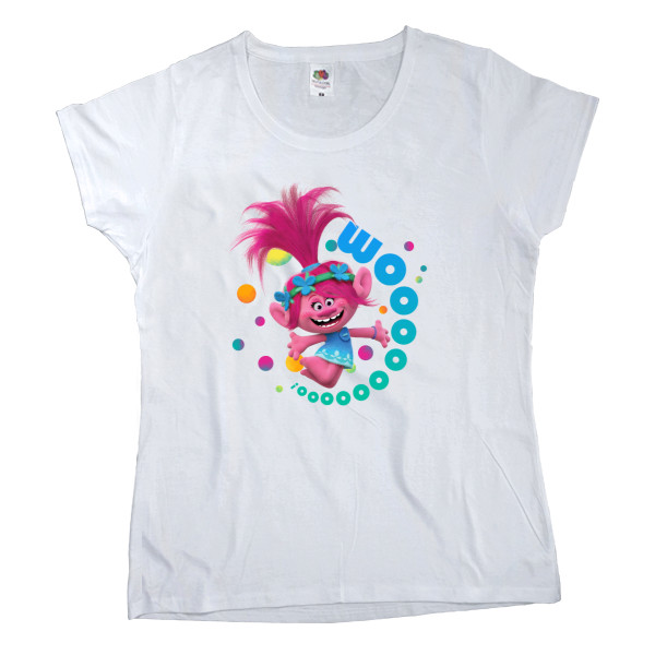 Women's T-shirt Fruit of the loom - Trolls 2 - Mfest