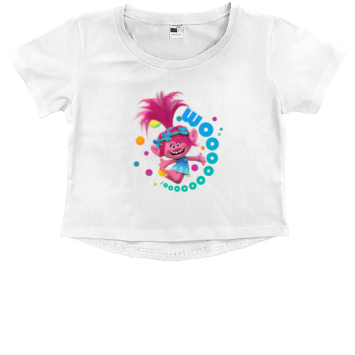 Kids' Premium Cropped T-Shirt - Trolls 2 - Mfest