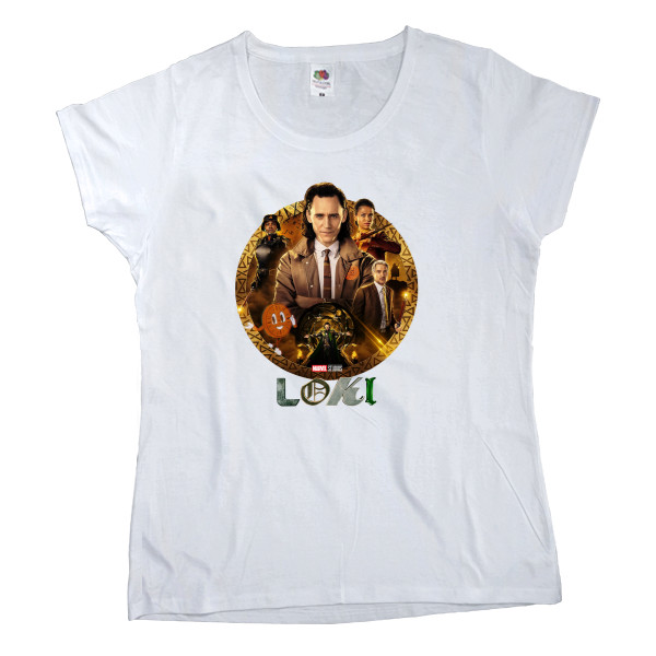 Women's T-shirt Fruit of the loom - Локи / Loki - Mfest