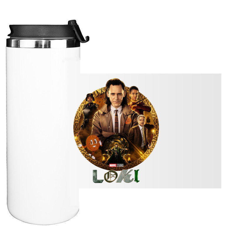 Water Bottle on Tumbler - Локи / Loki - Mfest