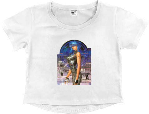 Women's Cropped Premium T-Shirt - Ghost in the Shell 5 - Mfest