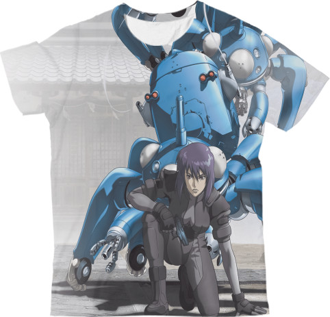 Kids' T-Shirt 3D - Ghost in the Shell 3 - Mfest