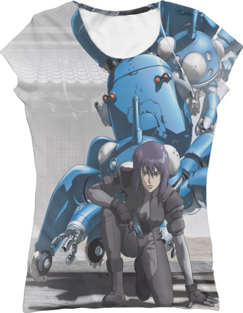 Women's T-Shirt 3D - Ghost in the Shell 3 - Mfest