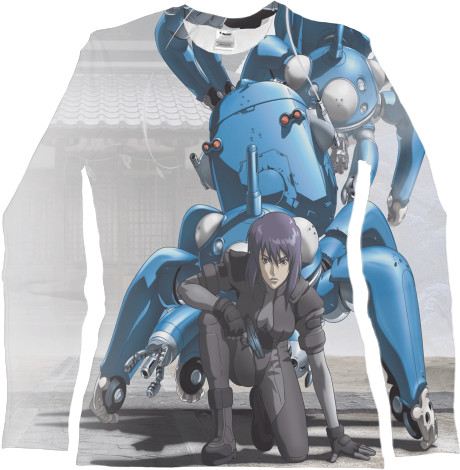 Women's Longsleeve Shirt 3D - Ghost in the Shell 3 - Mfest