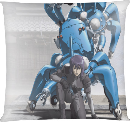 Square Throw Pillow - Ghost in the Shell 3 - Mfest