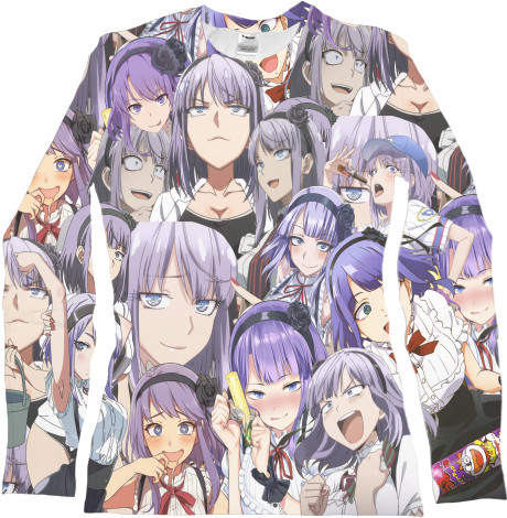 Women's Longsleeve Shirt 3D - Магазин Сладостей 2 - Mfest