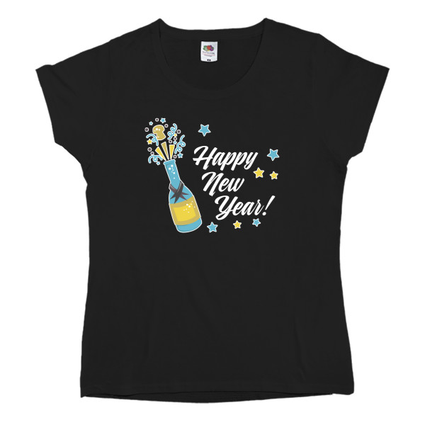 Women's T-shirt Fruit of the loom - New Year / Новый год 3 - Mfest