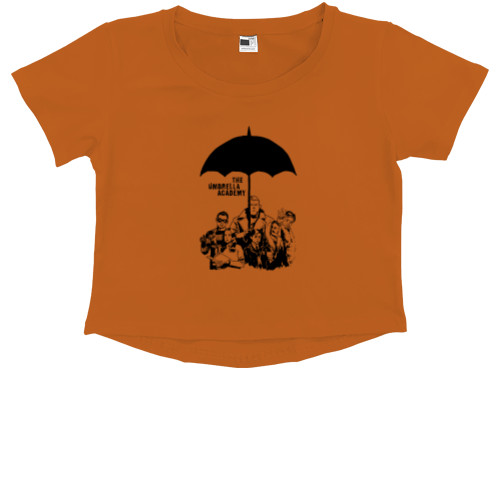 Kids' Premium Cropped T-Shirt - Академия Амбрелла / The Umbrella Academy 2 - Mfest