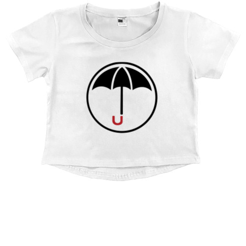 Kids' Premium Cropped T-Shirt - Академия Амбрелла / The Umbrella Academy - Mfest