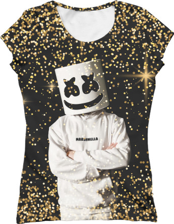 Women's T-Shirt 3D - Marshmello 26 - Mfest