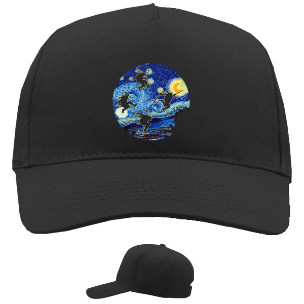 Baseball Caps - 5 panel - Черепашки Ниндзя / TNMT Van Gogh - Mfest