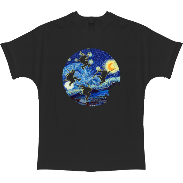 T-shirt Oversize - Черепашки Ниндзя / TNMT Van Gogh - Mfest