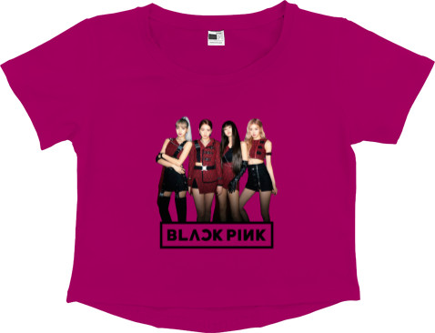 Women's Cropped Premium T-Shirt - Blackpink 8 - Mfest