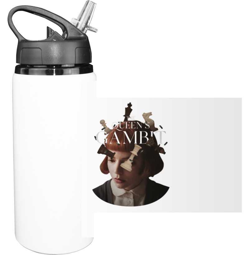 Sport Water Bottle - Ход королевы / The Queen's Gambit 7 - Mfest