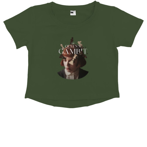 Kids' Premium Cropped T-Shirt - Ход королевы / The Queen's Gambit 7 - Mfest