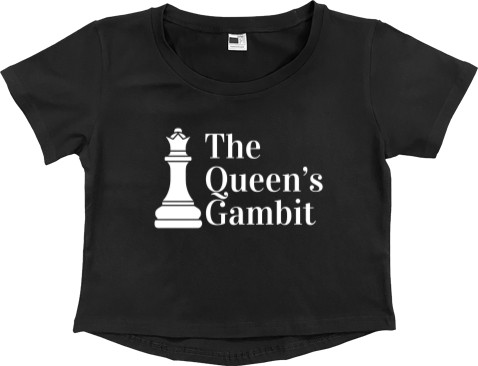 Women's Cropped Premium T-Shirt - Ход королевы / The Queen's Gambit 3 - Mfest