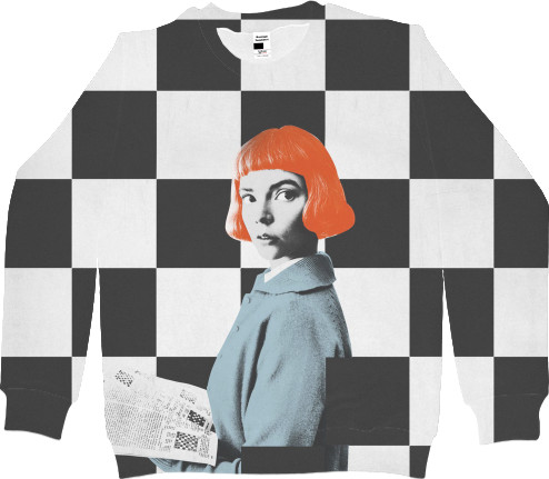 Men's Sweatshirt 3D - Ход королевы / The Queen's Gambit 2 - Mfest