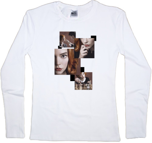 Women's Longsleeve Shirt - Ход королевы / The Queen's Gambit - Mfest