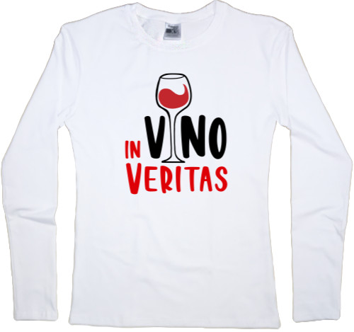 Women's Longsleeve Shirt - In Vino Veritas - Mfest