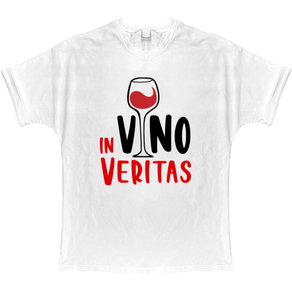 T-shirt Oversize - In Vino Veritas - Mfest