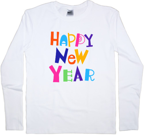 Men's Longsleeve Shirt - Happy New Year 17 - Mfest