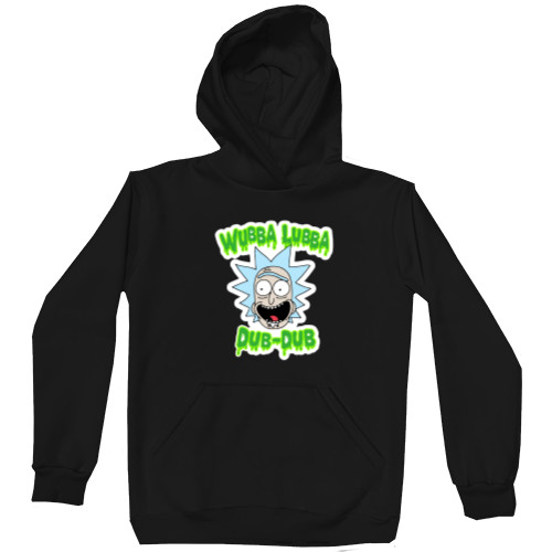 Kids' Premium Hoodie - Рик и Морти Wubba Lubba Dub-Dub - Mfest