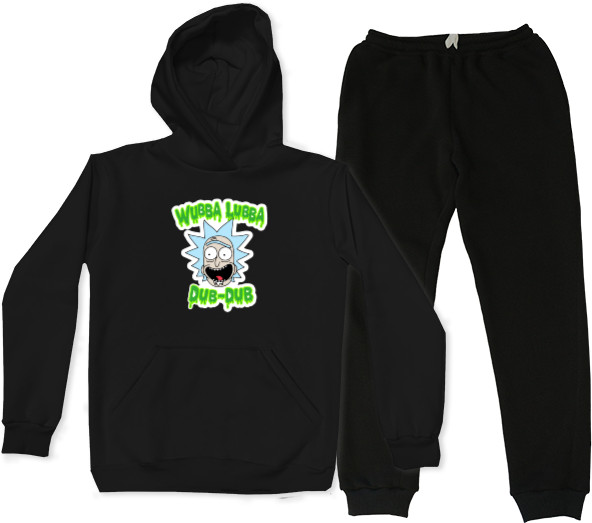 Sports suit for women - Рик и Морти Wubba Lubba Dub-Dub - Mfest