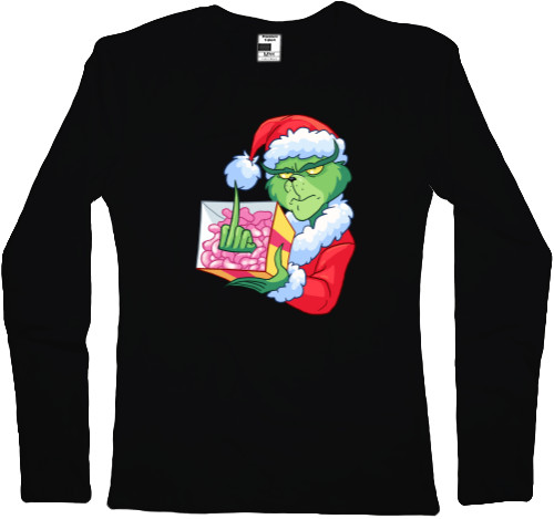 Women's Longsleeve Shirt - New Year Grinch - Mfest