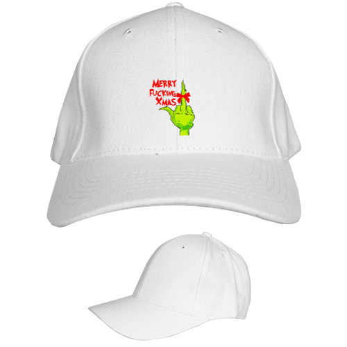 Kids' Baseball Cap 6-panel - Merry F***g Christmas - Mfest