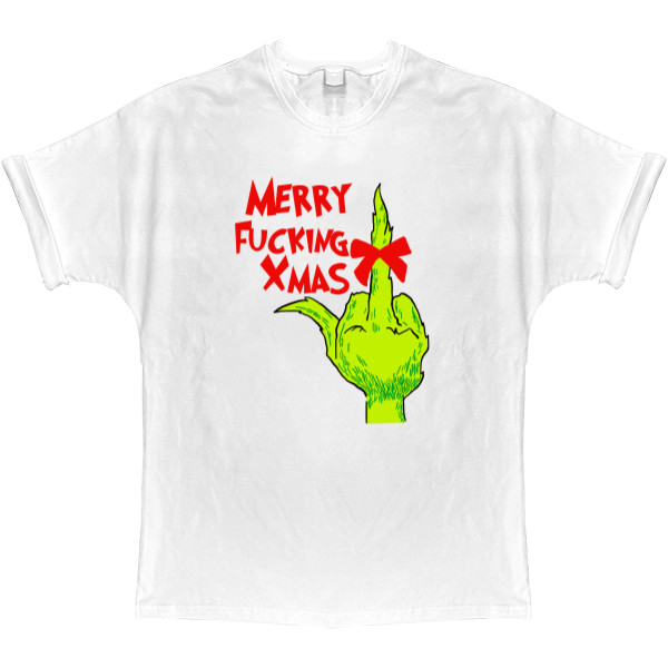 T-shirt Oversize - Merry F***g Christmas - Mfest