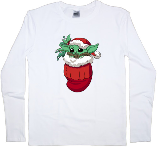 Men's Longsleeve Shirt - Christmas Baby Yoda - Mfest