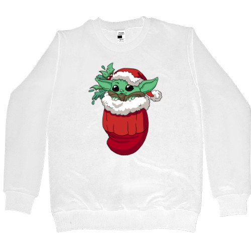 Men’s Premium Sweatshirt - Christmas Baby Yoda - Mfest