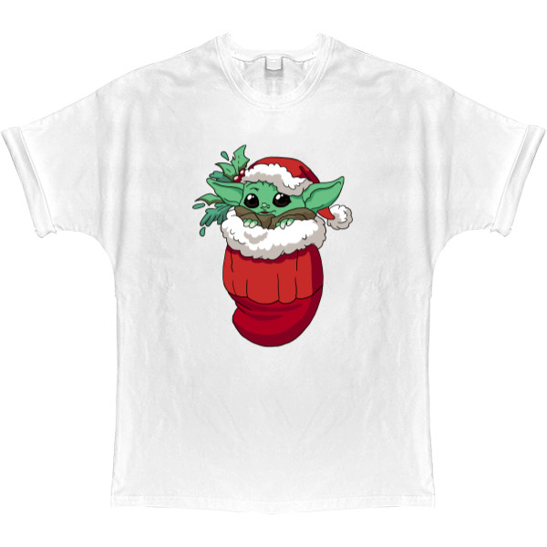 T-shirt Oversize - Christmas Baby Yoda - Mfest