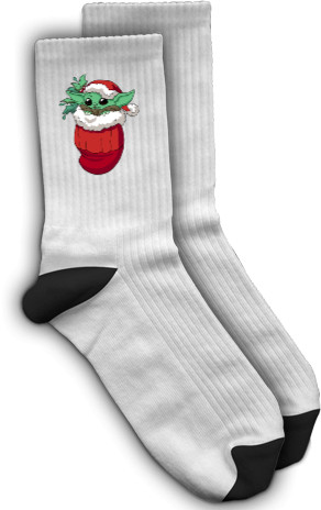 Socks - Christmas Baby Yoda - Mfest