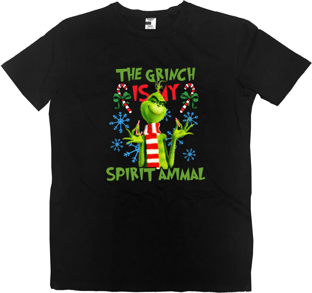 Футболка Преміум Дитяча - Grinch is my spirit animal - Mfest