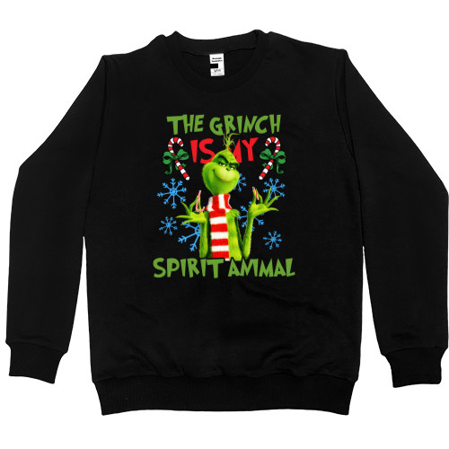 Women's Premium Sweatshirt - Grinch is my spirit animal - Mfest