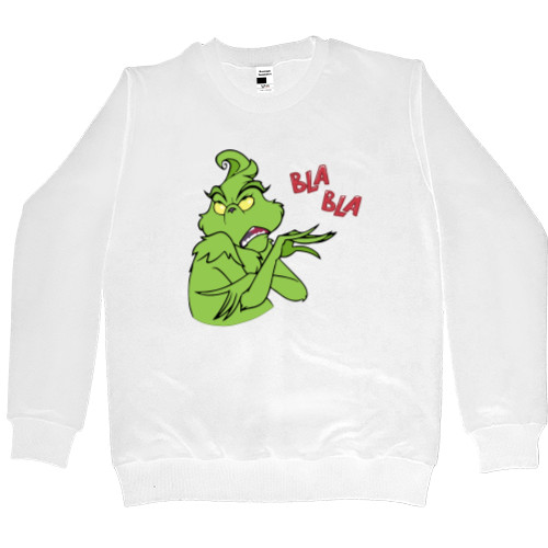 Men’s Premium Sweatshirt - Bla Bla Grinch - Mfest