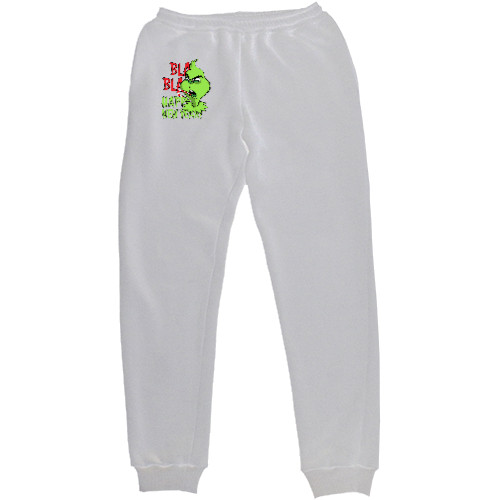 Men's Sweatpants - Bla Bla Happy New Year! - Mfest