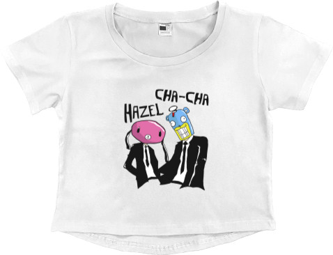 Women's Cropped Premium T-Shirt - Hazel & Cha-Cha (Академия Амбрелла / The Umbrella Academy) - Mfest