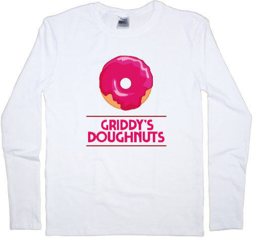 Kids' Longsleeve Shirt - Griddy's Donuts (Академия Амбрелла / The Umbrella Academy) - Mfest