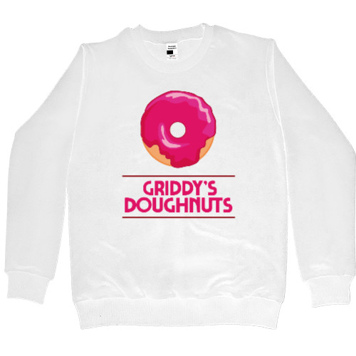 Men’s Premium Sweatshirt - Griddy's Donuts (Академия Амбрелла / The Umbrella Academy) - Mfest