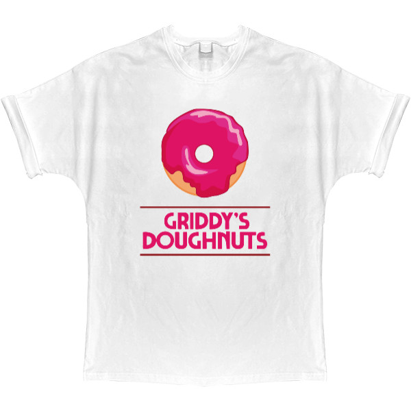 T-shirt Oversize - Griddy's Donuts (Академия Амбрелла / The Umbrella Academy) - Mfest