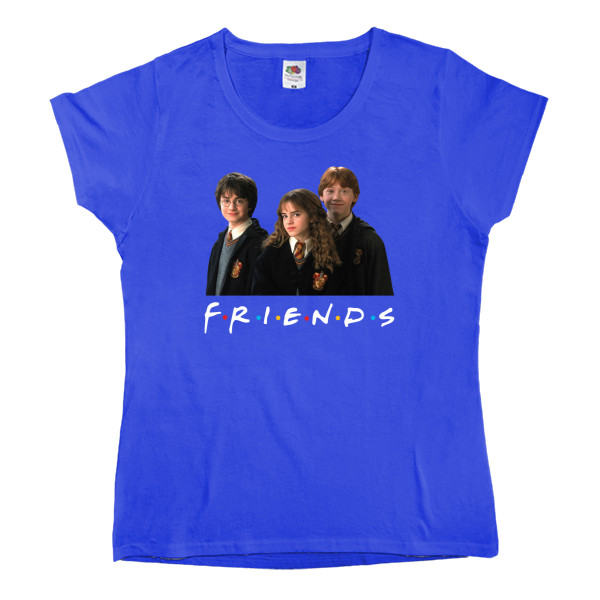 Women's T-shirt Fruit of the loom - Гарри Поттер / Harry Potter Friends - Mfest