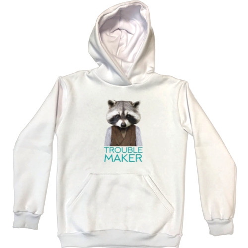 Unisex Hoodie - Енот Trouble Maker - Mfest