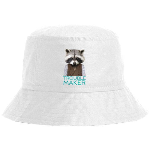 Bucket Hat - Енот Trouble Maker - Mfest