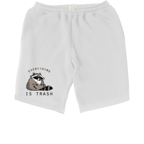 Men's Shorts - Everything is trash - Mfest