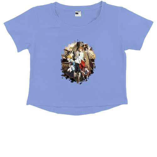 Kids' Premium Cropped T-Shirt - Проза бродячих псов / Bungo Stray Dogs 3 - Mfest