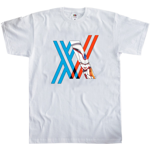 Kids' T-Shirt Fruit of the loom - Милый во Франксе / Darling in the FranXX 3 - Mfest