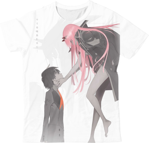 Kids' T-Shirt 3D - Милый во Франксе / Darling in the FranXX 2 - Mfest